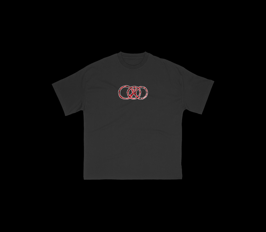 Red Leopard Logo Tee