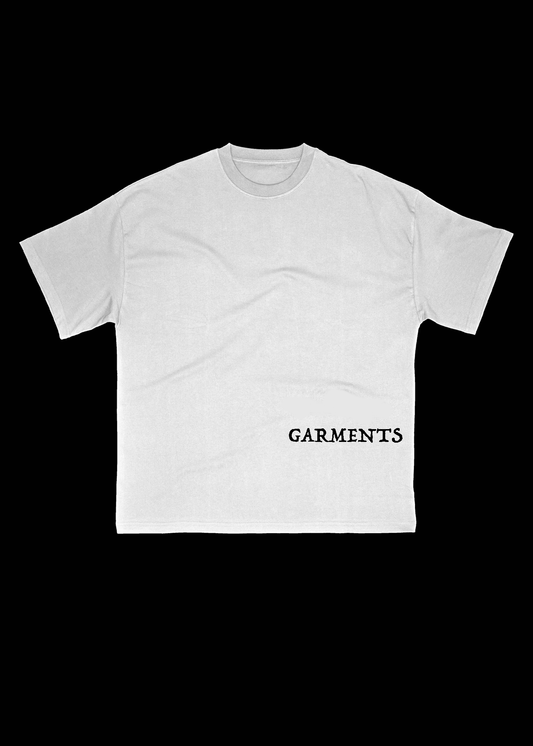 Marked Skull Tee - White